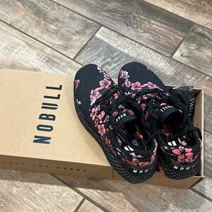 NOBULL Women's Black Floral Sneakers